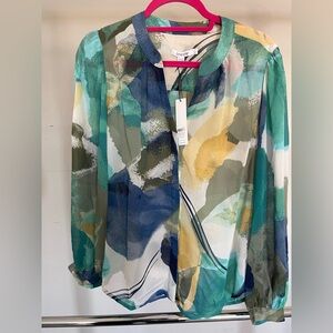 Chico's Artistic Multicolor Blouse